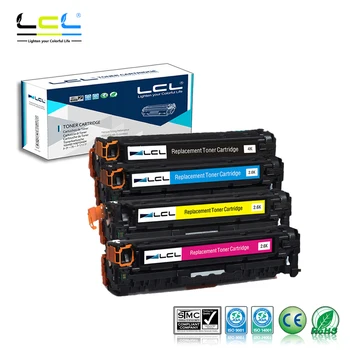 LCL 305X 305A CE410X CE410A CE411A CE412A CE413A (4-Pack KCMY) Tonerové Kazety Kompatibilné pre HP Laserjet Enterprise 400 farba