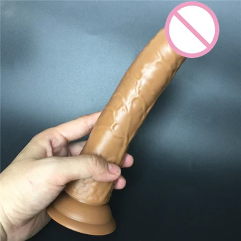 21 cm(8.2 palca)Silikónové Umelé Dildo Silné prísavky Realistický Penis Sexuálne hračky pre Ženy