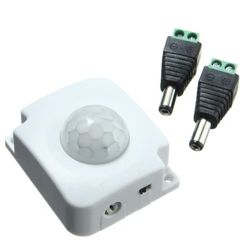1pcs Infračerveného Detektora PIR Snímač Prepínač 5-30V 10A pre LED Pásy svetlo Svetlo Príslušenstvo