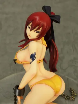 13 CM Japonské anime obrázok VÍLA CHVOST Erza Scarlet sexy plavky, ver akcie obrázok zberateľskú model hračky pre chlapcov