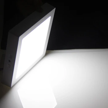 Stmievateľné 6W 12W 18W povrchovú montáž LED Stropné svietidlo námestie led Panel dole Svetlá pre domáce svietidlo osvetlenie AC85-265V