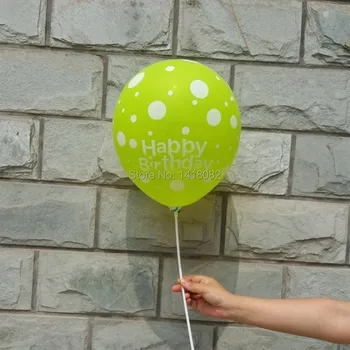50pcs/veľa happy birthday Vlna bod balloon12inch 2,8 g latex kolo farebné balóny pre deti detský narodeninovej párty dekorácie