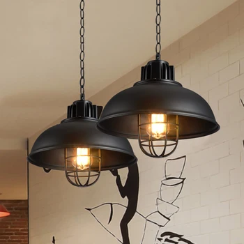 Vintage prívesok svetlá Reštaurácia Káva, Spálne, jedáleň, kuchyňa Osvetlenie lustre retro priemyselné prívesok lampy hanglampen