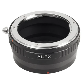 Black Adaptér Objektívu Pre Nikon F AI Objektív Fujifilm X Mount Kamery Fit Fuji X-E1 DC287