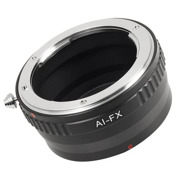 Black Adaptér Objektívu Pre Nikon F AI Objektív Fujifilm X Mount Kamery Fit Fuji X-E1 DC287