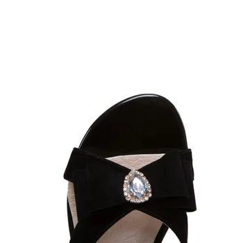 Nový príchod leta lady papuče nízkom podpätku topánky dámske crystal classic sexy štýl, veľkosť 34-43