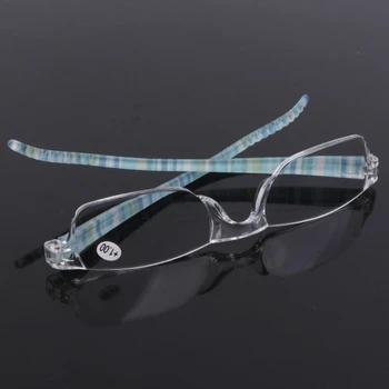 Unisex Prekladané Okuliare Na Čítanie Živice Jasný Objektív Presbyopia Okuliare +1.0~+4.0 W215