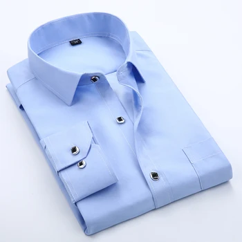 VĽAVO ROM patria pánske s dlhým rukávom tričko veľkosť S M L XL 4XL 5XL biela modrá čierna pánske tričko slim fit muž bežné tričko 2018