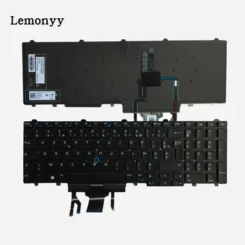 Francúzsky notebook klávesnica pre Dell Latitude 15 5000 E5550 E5570 FR s Podsvietenie klávesnice