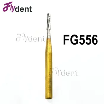 Zubné burs FG556 zubné vŕtačky, orezávanie & dokončovacie vŕtačky karbid Volfrámu burs vysokej rýchlosti, zubné nástroje
