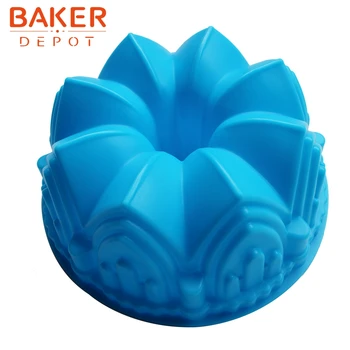Veľké koruny silikónové tortu formy mikrovlnná rúra na pečenie nástroje novinka tortu formy na chlieb formy pečivo formy SCM-003-4