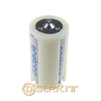 DSLRKIT 12pcs/veľa Paralelných Adaptér Batéria Držiteľ Prípade Box Konvertor 3 AA/LR6 1 D Veľkosť Držiaka