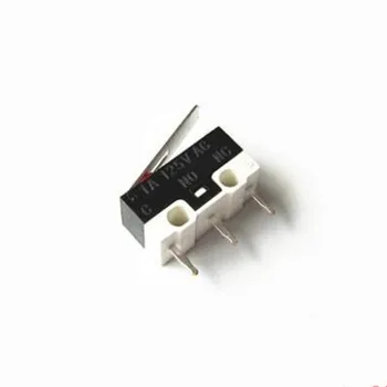 10pcs Limitný Spínač Tlačidlo Prepnúť 1A 125V AC, 2A 125V AC Myši Prepnúť 3Pins Micro Switch