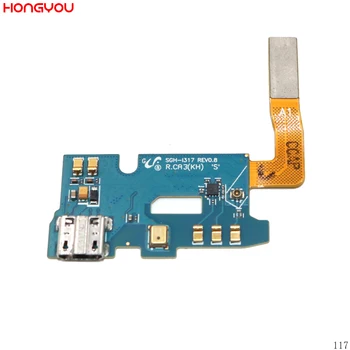 Pre Samsung Galaxy Note 2 I317 SGH-I317 USB Nabíjanie Dock Konektor Nabíjacieho Portu Flex Kábel