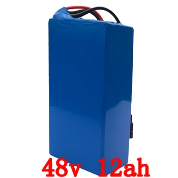 Zadarmo colné poplatky nabíjateľná lítiová batéria 48v 12ah lítium-iónová batéria 48v 12ah li-ion batéria +2A nabíjačku+20A BMS