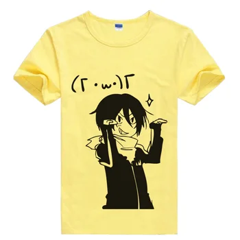 Horúce Noragami T Shirt Aragoto T-shirt Priedušnosť Anime Yato Kami Cosplay Bavlna Krátky Rukáv Tees