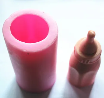 Fľaša na kŕmenie doprava zadarmo ručne vyrábané mydlo silica gel plesne sviečka mydlo plesne silikónové formy na DIY