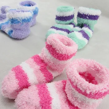 5 pair /1 lot jeseň&zime teplé deti ponožky 0-5 rok deti ponožky pre chlapcov /dievčatá