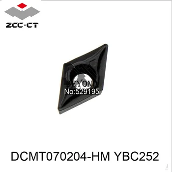 DCMT070204-HM YBC252, Zcc Kotúč na Rezanie,frézovanie Vložiť Zhuzhou Diamond Originálne Produkty, Pomer Cena Je Veľmi Vysoká