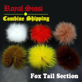 Royal Sissi Nové 6colors najrôznejších Fox Chvost Vlasy pre Fly rybárske Arktická Líška polárna chvost lietať viazanie materiál pre stuhy &vlasy krídlo