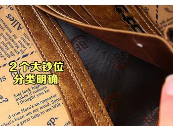 PU peňaženky vytlačené s Japonskom Anime Detective Conan
