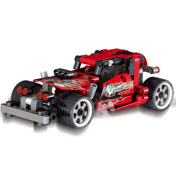 Smartable Technic série Bezohľadné Závodné Autá Budovy Tehlové Bloky 0403 Chlapcov, Hračky, DARČEKOVÉ Kompatibilné Legoed Technic LR-819