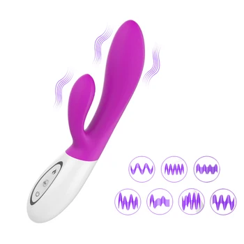 Hieha Dospelých, Erotické, Sexuálne Hračky pre Ženy Dual G-spot Kúrenie Rabbit Vibrátor Vibe Ženského Klitorisu Vibrátor Masér Stimulátor