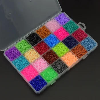 13000PCS Hama Korálky Nastaviť 24 Farby 2.6 mm Perler Korálky Kreatívne HOBBY 3D Puzzle Box Tangram Skladačka Doskové Hry, detské Vzdelávacie Hračky