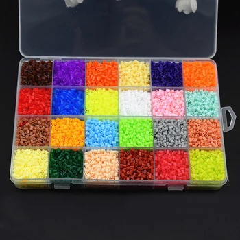 13000PCS Hama Korálky Nastaviť 24 Farby 2.6 mm Perler Korálky Kreatívne HOBBY 3D Puzzle Box Tangram Skladačka Doskové Hry, detské Vzdelávacie Hračky