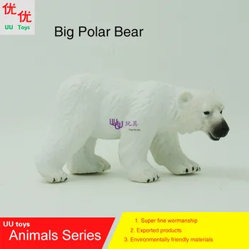 Horúce hračky:Veľký Ľadový Medveď Simulačný model Zvierat deti hračky pre deti, vzdelávacie rekvizity