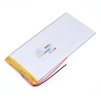 3555140 3,7 V 3000mah (polymér lítium-iónové batérie), Li-ion batéria pre tablet pc 3.7 palcový MP3, MP4 tablet pc Vedi Hra