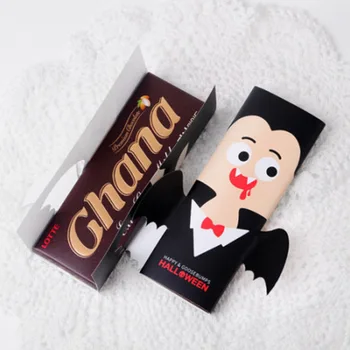 Nové 15pcs Halloween krvi upíra dizajn papier baliaci dekorácie cardsfor balenie cukrovinky, čokoláda DIY dary