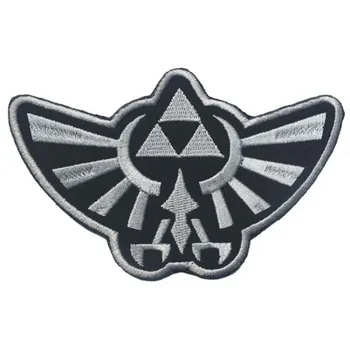 Vyšívané nálepky Zelda Legendy Krídla Pásky Kráľovský znak loga Taktických vojenských odznak Sušenie textílie