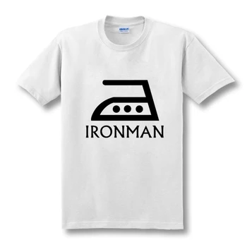 2018 Hot Legrační Nové Módne Im Ironman Superhrdina Vtip T Shirt muži Móda Vlastný Vzor bavlna muž T-shirt ležérne Pánske oblečenie