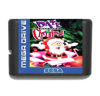Tranze Pred Vianocami 16 bit SEGA MD Hra Karty Pre Sega Mega Drive Pre Genesis
