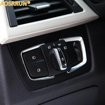 AOSRRUN ABS Svetlometu Nastavte spínač Kryt Výbava auto príslušenstvo Pre BMW F30 X5 F15 320 328 2013