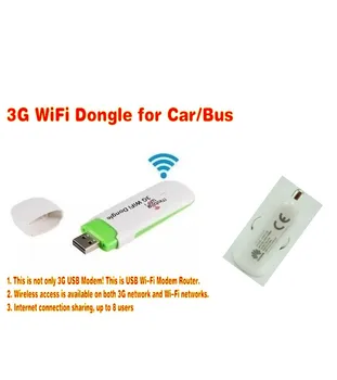 Mobilný Hotspot 3G USB wifi dongle multi sim kartu, slot pre auto, plus nabíjačku do auta