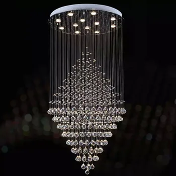 VALLKIN LED Crystal Prívesok Lampa Visí Luster Svietidlá Svietidlá Pre Villa Hotel Office Mall s Ac 110 až 240v VALLKIN
