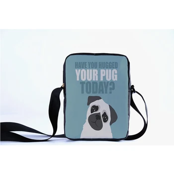 CROWDALE Messenger Taška 3D Tlač Školské Tašky cez Rameno Pre Dospievajúce Dievčatá módne dať psov foto Crossbody Tašky 23x17x5cm