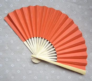 50 KS/veľa 11 farieb 23 cm papiera strane ventilátora svadobné ventilátor svadobné strane ventilátor pre weddind strany