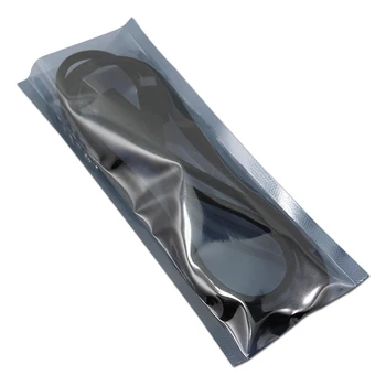 100ks/Veľa 6*15 cm Jasné Poly Proti Statickej Tienenie Skladovanie Taška ESD Anti-Statické Pack Puzdro Open Top Plastové Antistatické Balenie