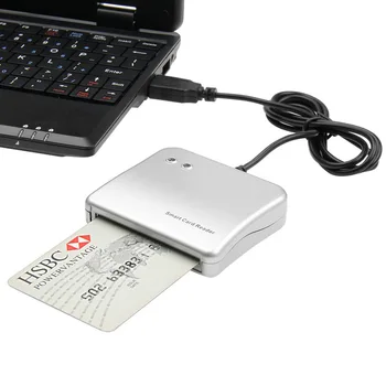 2 ks Jednoduché Comm USB Čítačku Kariet IC/ID card Reader pre Windows/ Linux/ MAC Vysokej Kvality (cena je za 2 ks)