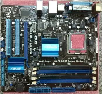Používané,Asus P5G41C-M LX Ploche základná Doska Intel G41 Socket LGA 775 DDR2 & DDR3