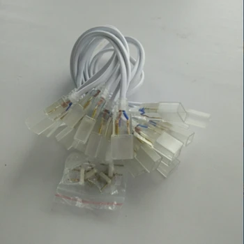 2 pin 6 mm 8 mm 10 mm 12 mm led pásy svetla pin Pre 110V/220V SMD 5050 / 5630 / 3014 / 2835 Vodotesný LED páska RGB 4pin