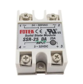 SSR-25DA 25A 3-32V DC 24-380V AC SSR 25DA s SSR-25 DA Napätia Transformátor PID Solid State Relé Modul