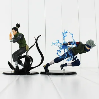 2Styles Hatake Kakashi Nara Shikamaru PVC Akcie Obrázok Hračky NarutoCollectible Model Bábiky 12-15 cm