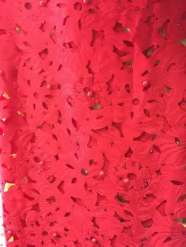 Nové vzory Rez Čipky Afriky tylu čipky Horúca novinka pre guipure afriky spálené čipky textílie čistý korálkami pre Nigérijský svadobné šaty