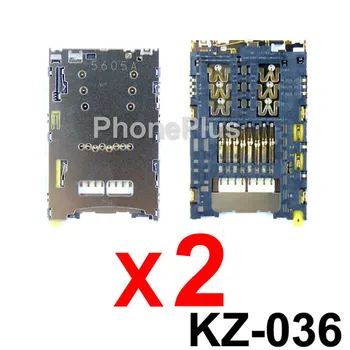 2/5/10/20PCS Pre Sony Xperia Z5 Premium E6883 Jeden Slot Karty Sim Držiak Zásuvky Konektora Snímača Modul Oprava Časť