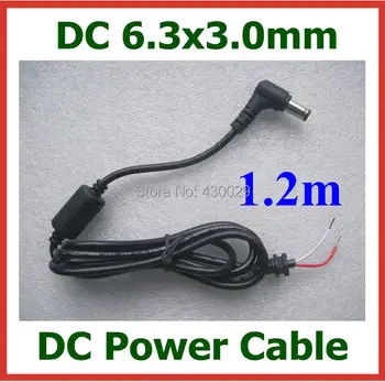 2 ks DC Kábel Konektor 6.3*3.0 6 mm.3x3.0 mm Napájací Adaptér Kábel pre Toshiba 19V 3.42 Notebook, Nabíjačka DC Napájací Kábel Jack Kábel