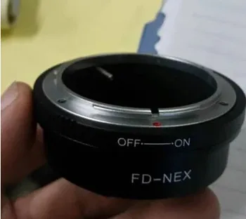 FD-NEX FD Mount Objektív pre Sony NEX-3 A NEX-5 NEX-VG10 Fotoaparát NEX Mount Adaptér Krúžok